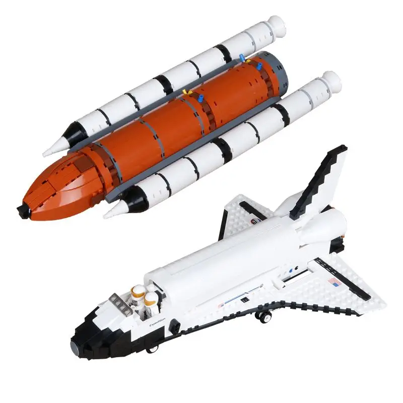 

In Stock legoinglys 16014 Space Shuttle Expedition Model Building Kits Set Blocks Bricks Compatible 10231 Children Toy 1230Pcs