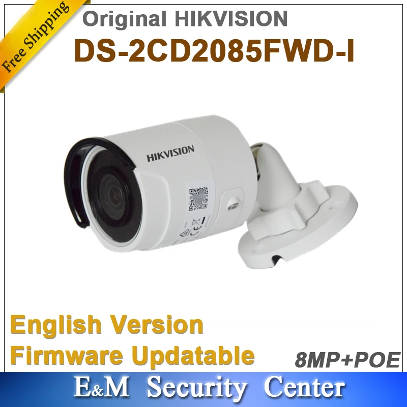 Оптовая продажа оригинальная камера Hikvision DS-2CD2085FWD-I 8 Мп сетевая цилиндрическая