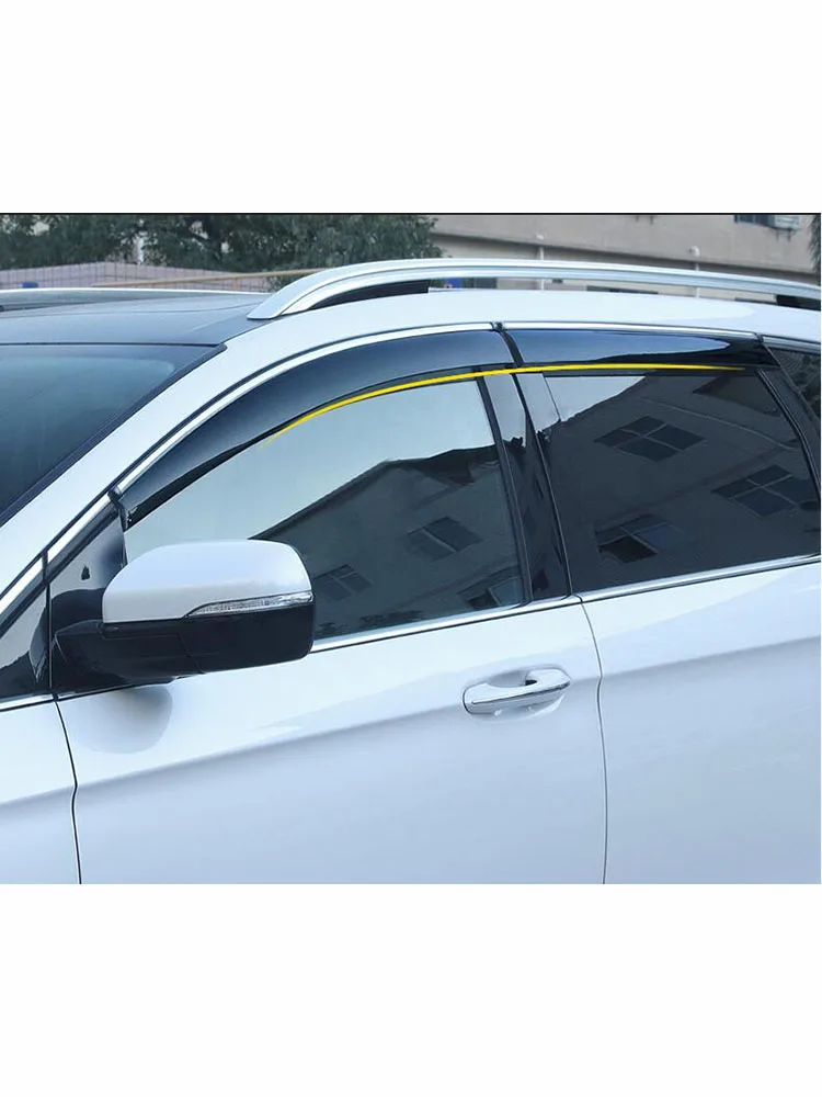 for Ford New Mondeo Rain Shield Special Window Rain Eyebrow Gear 13-19 Rain Shield Bar Decorative Accessories