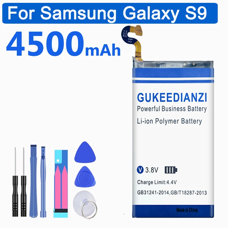 GUKEEDIANZI EB-BG960ABE batería recargable 4500mAh para Samsung Galaxy S9 G9600 SM-G960F SM-G960 G960F G960 G960U G960W + herramientas