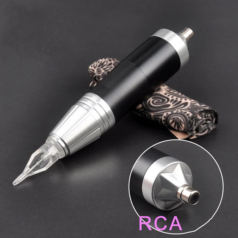 Sliver 8000rbm RCA Интерфейс сплав моторная тату машина Брови Губы татуировки поворотная ручка микроблейдинг пистолет татуировки аксессуары Поставка TM7091 - Цвет: Sliver