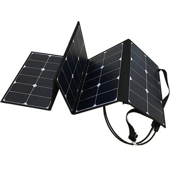 

Portable 100W Solar Panel Cell Folding Solar Panel System For Solar Power Station