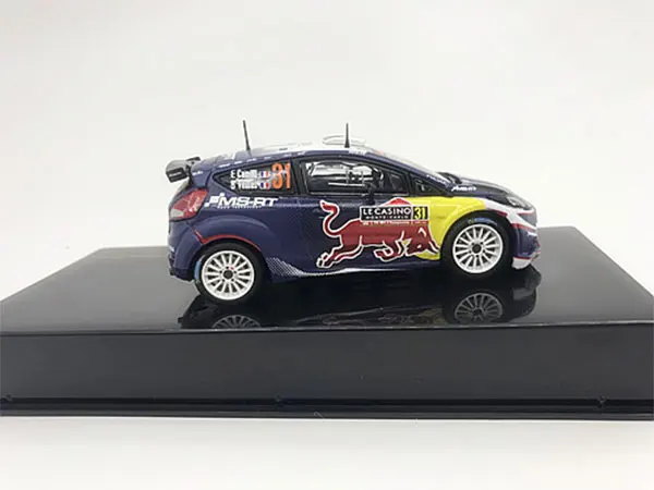 Classic 1:43 Scale Alloy Diecast FIESTA R5 Simulation Racing Car Model Miniature Static Vehicles Desk Decoration Gift Collection