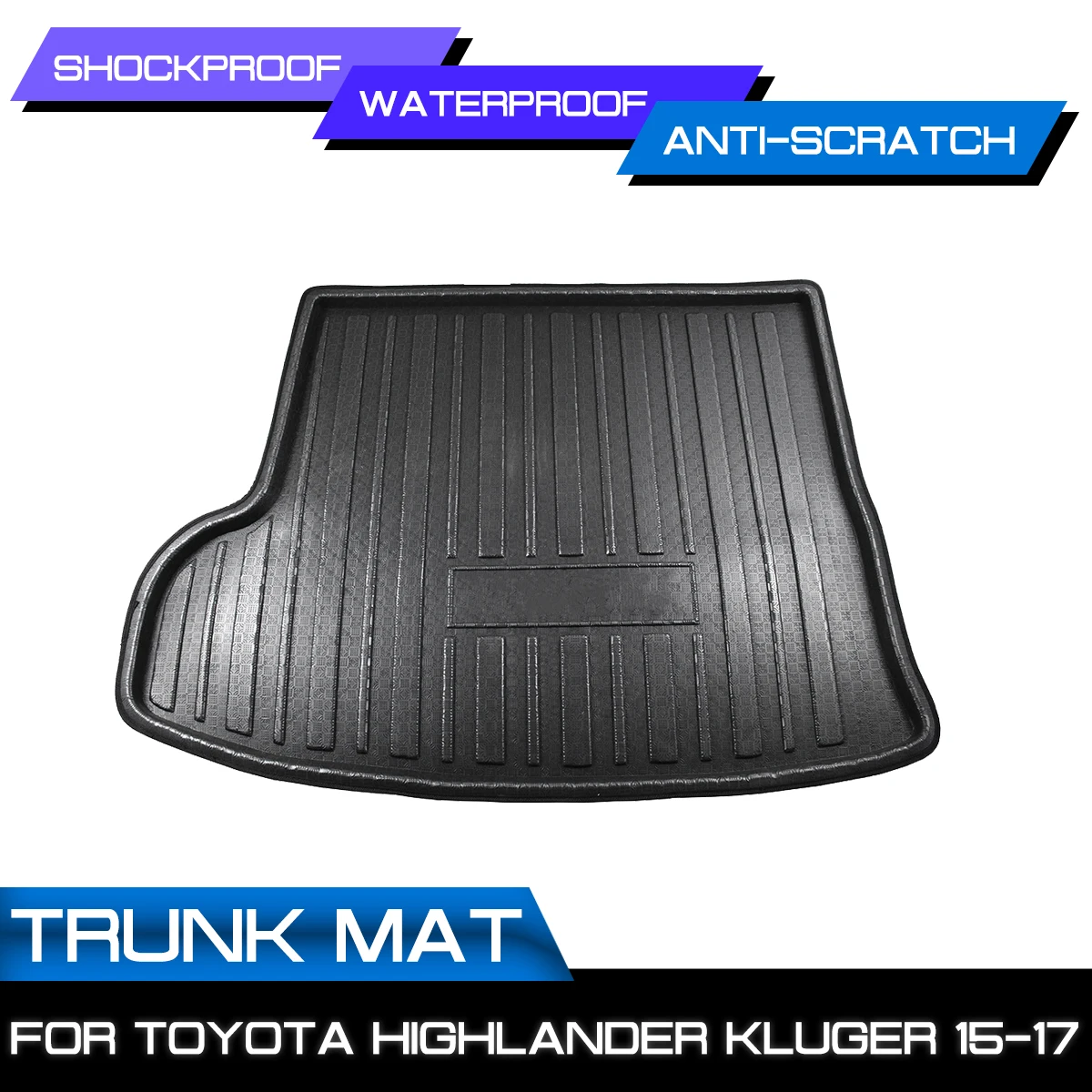 Для Toyota Highlander Kluger 2015 2017 Автомобильный задний багажник коврик для ботинок