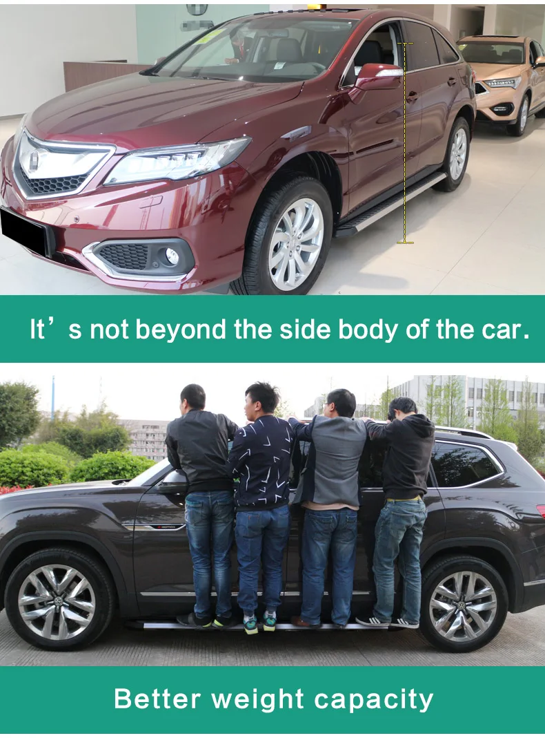 Боковая ступенчатая Беговая доска для Acura RDX до CDX, высокое качество, сверхмощный