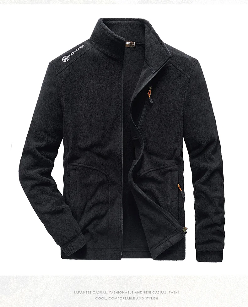 men's winter coats & jackets Casual Jacket Men Spring Autumn Jacket Warm Fleece Jacket Men Casual Clothing Tactical Army Jacket Jacket Men Plus Size Clothing overcoat for men