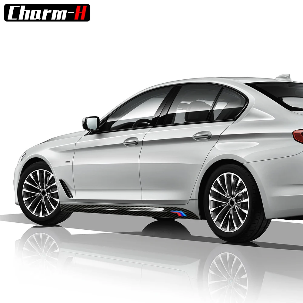 New M Performance Side Skirt Stripes Sticker for BMW F30 F31 X5 F15 X6 F10 F11 F16 E60 F32 F34 F22 E90 F01 F02 G30 F20