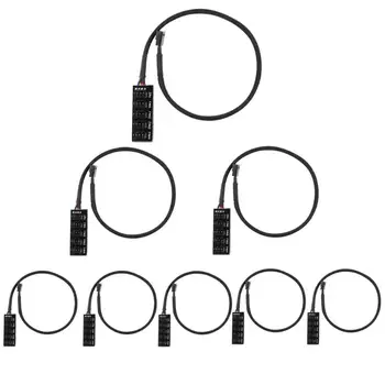 

Host Case PC Cooler Cooling Fan Power Cable 1 Female to 5 Male 4Pin Socket PC Computer Water Cooling System Accessory