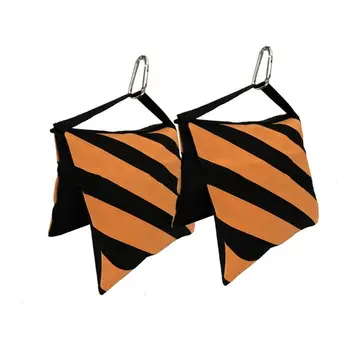 

Black Stripes Dual Zipper Balance Sandbag Orange Photography Sand Bag for Tripod