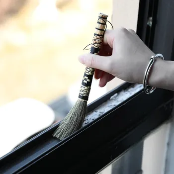 

For Fine Miscanthus Window Gap Brushes Long Handle Groove Cleaning Brush Slit Blind Angle Door and Window Dust Small Brush
