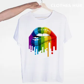 

Pride Lgbt Gay Love Lesbian Rainbow Design Print T-shirts for Man and Women Summer Casual Love is Love Tee Shirt Unisex Clothes