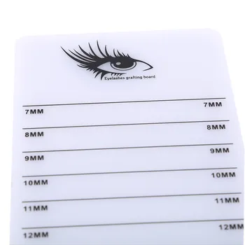 

1Pc Acrylic Eyelash Glue Extension Pallet Holder Lash Eyelashes Individual Tile Palette Belt Adhesive Ceramic Eye Lash Pad