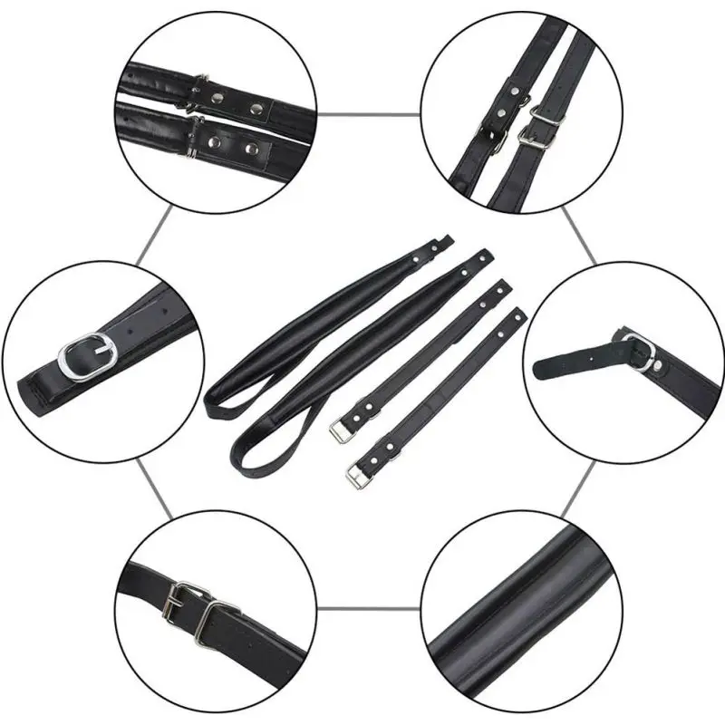  Professional Accordion Strap PU Thicken Sponge Core Adjustable Durable Musical Keyboard Instruments