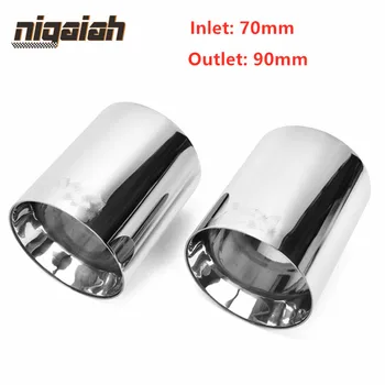 

Inlet 70mm Exhaust Muffler Tip for B/M/W F80 F82 F83 F87 M2 M3 M4 Universal Car Modify Tailpipe Muffler Directly Fit 90mm Outlet
