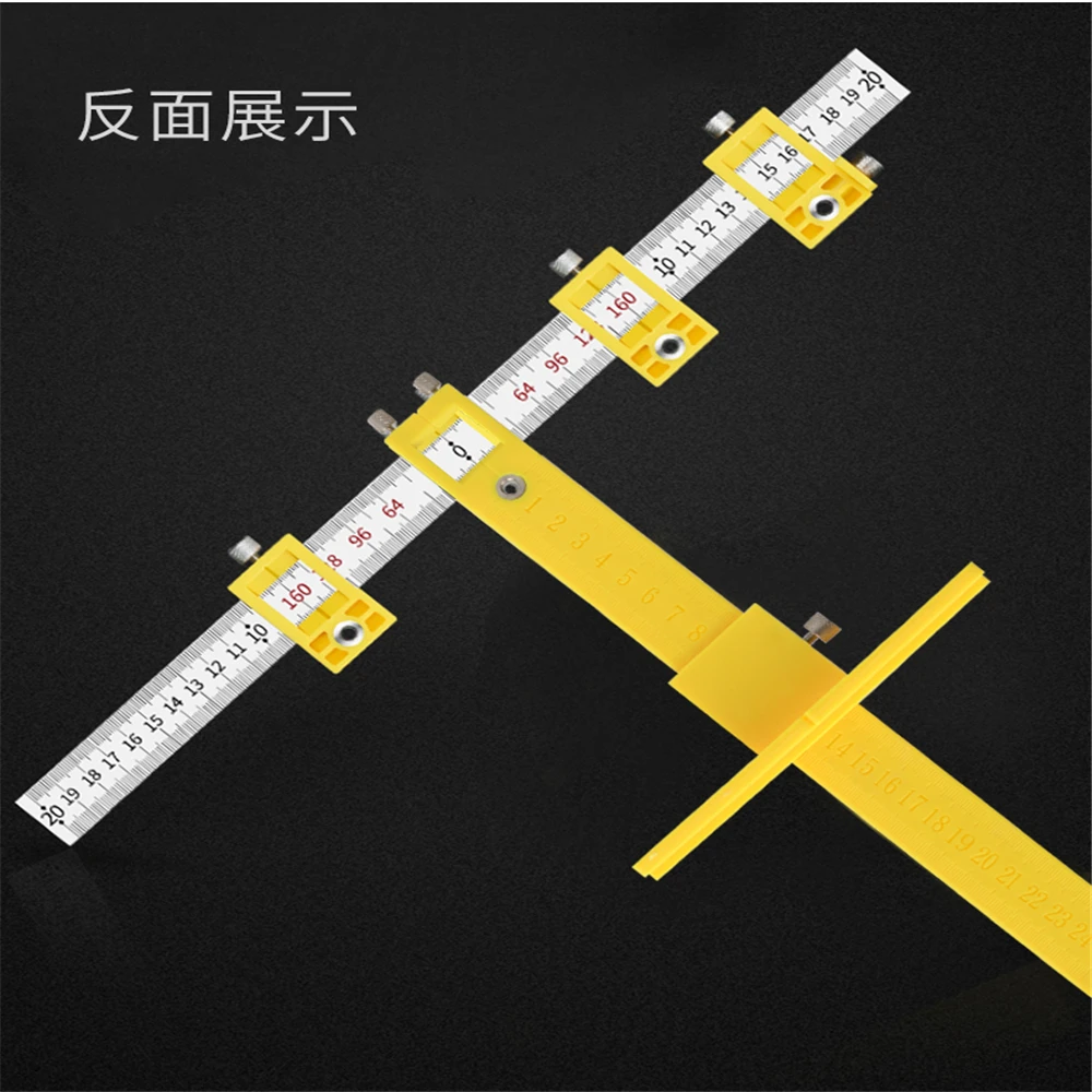 

Hole drilling artifact drilling positioning tool woodworking measurement furniture handle opening