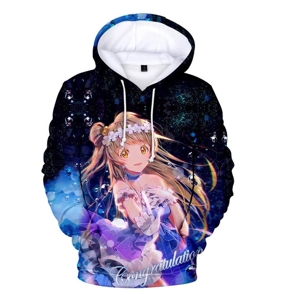 

LoveLive! Kotori Minami μ's 3D Printed Fashion Fall Winer Suit Hoodies Sportswear Hooded Kawaii Women/Men the hooded