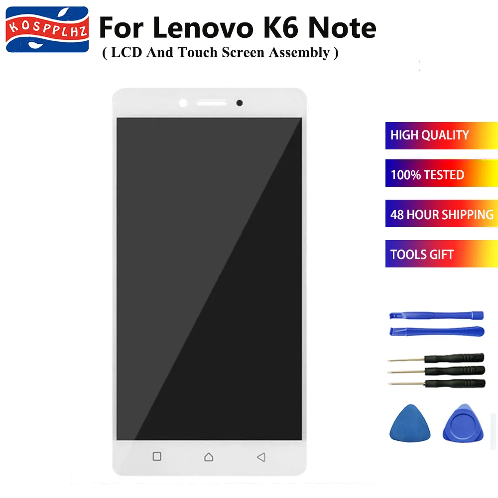 ЖК-дисплей 5 дюйма для Lenovo K6 Note k53a48 K6NOTE + сенсорный экран сенсор дигитайзер в сборе