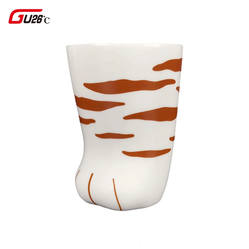 

Creative Cute Cat Paws Ceramica Tiger Paws Mug Office Coffee Mug Tumbler Personality Breakfast Milk Porcelain Cup Gift