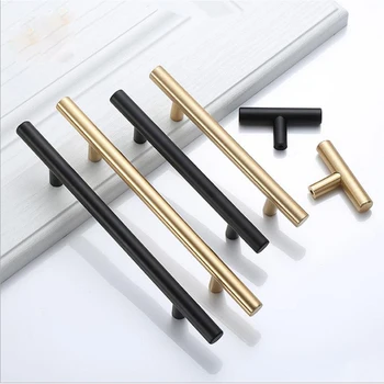 

Furniture Hardware Door Handle - High Quality Stainless Steel - Brushed Brass Drawer - Cabinet - Cabinet Door Handle Furniture K