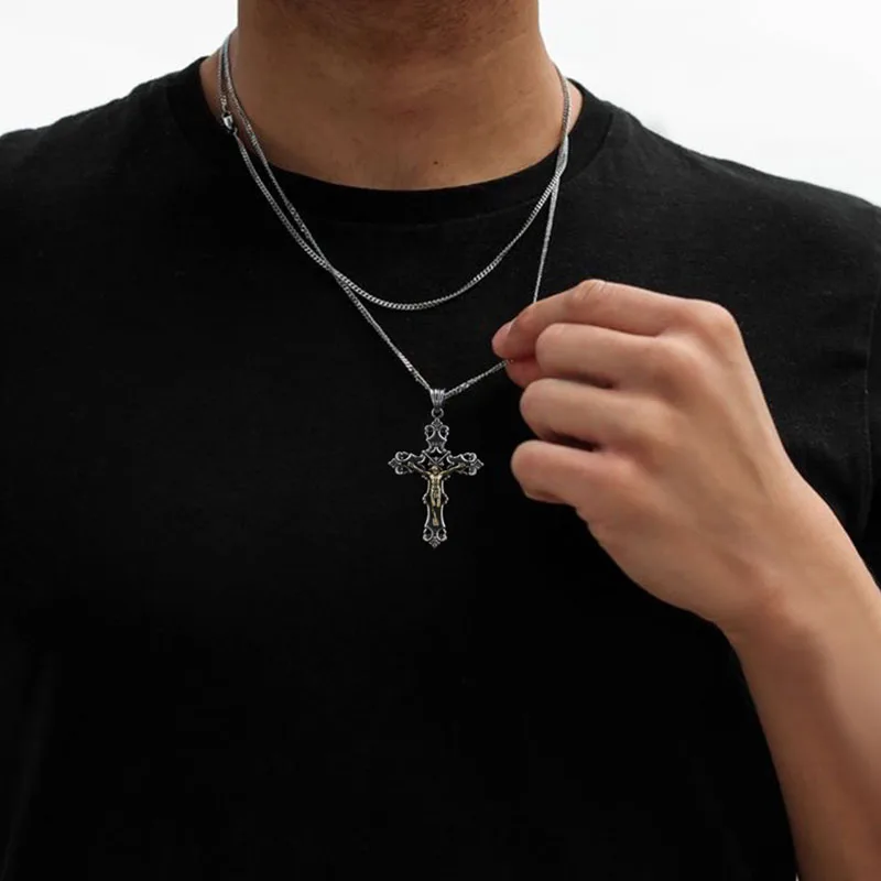 アクセサリー vintage silver925 Jesus cross necklace vintage silver925 Jesus cross necklace