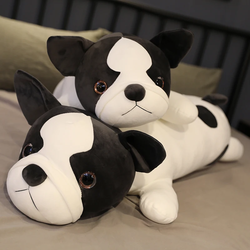 

Multiple Styles Standing and Sleeping Bulldog Doll Cute Plush Toy Dog Pillow Bed Baby Birthday or Christmas Gifts