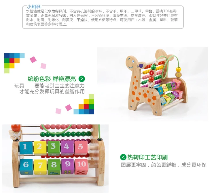 Детские бисерные нанизывающие Игрушки для девочек 1-2-3 лет, полуобучающие, для малышей, большой размер, бисерный браслет для мальчиков, интеллектуальное здание