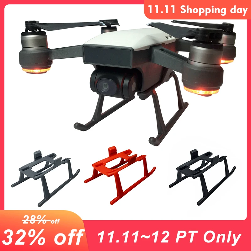 

Landing Gear for DJI Spark Drone 3CM Height Extender Legs Light Weight Quick Release Feet Protective Parts Protector Accessory