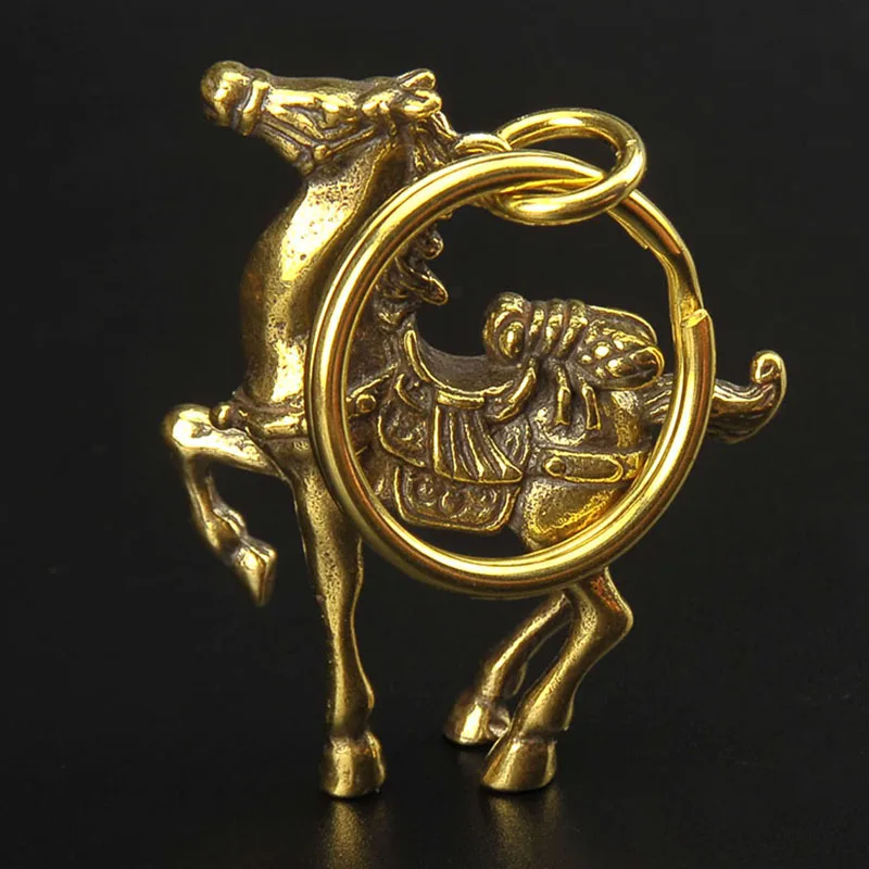 horse keychain pendants copper (4)