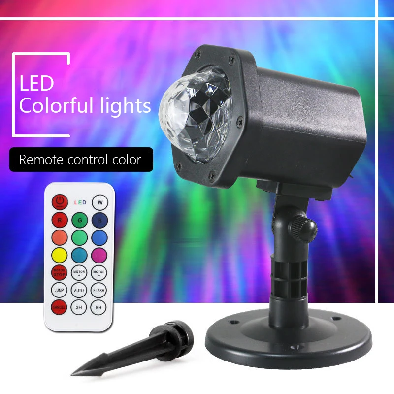 Уличный светодиодный RGB волнистый пульсационный проектор лампы для дискотеки