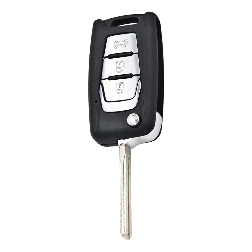 3 Button Flip Remote Key Shell For Ssangyong Korando New Actyon C200 Switchblade Folding Car Key Key Case Car Key Shell Car Remote Key Car Key Key Shell