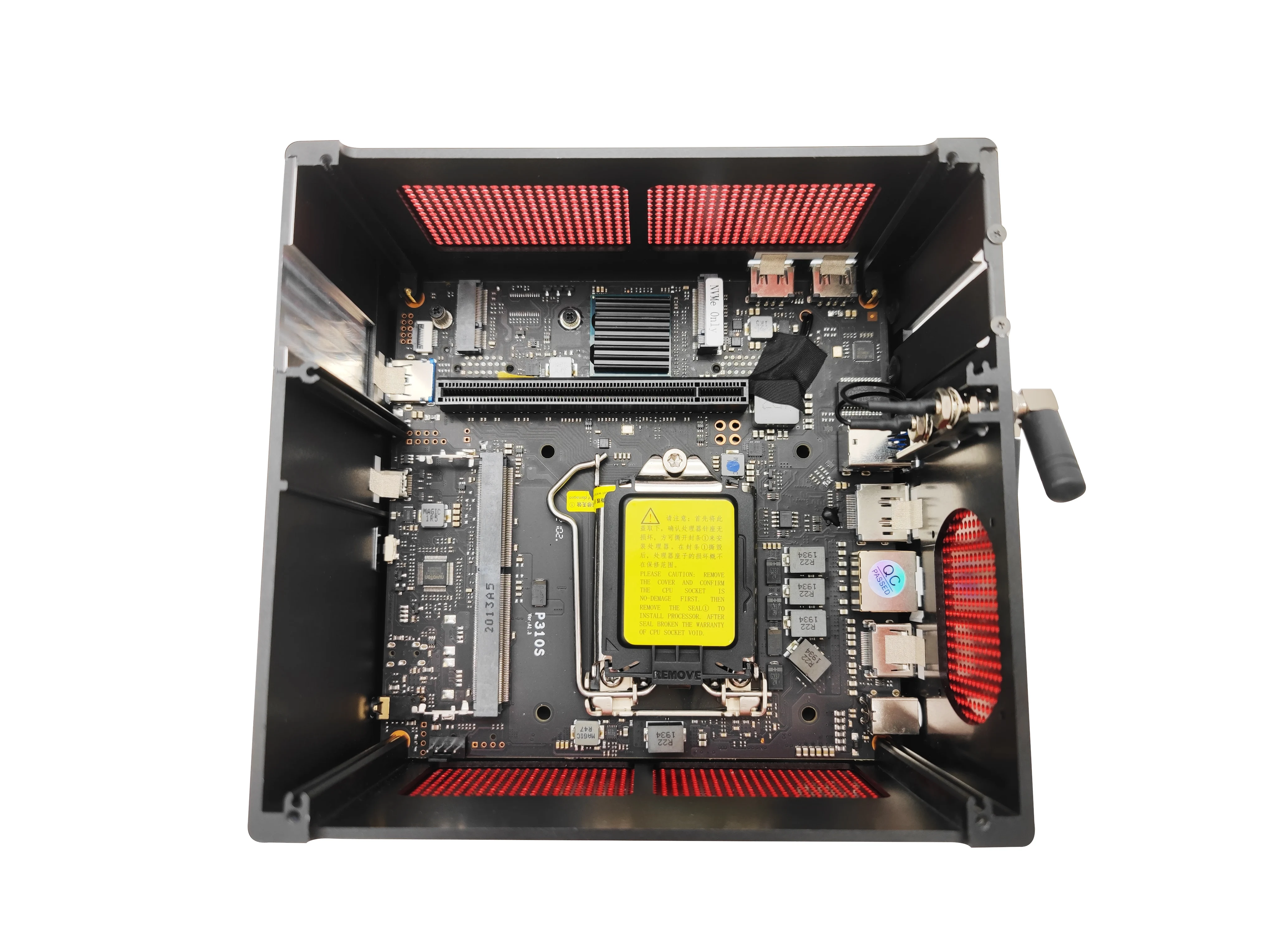 High-Performance DIY Mini Computer with In-tel Core I3/I5 10th Gen, Windows 10 OS, 4K 60Hz, HDMI/DP, and PCIE 16 for Half-Height GPU – Ideal for Gaming and HTPC. Description Image.This Product Can Be Found With The Tag Names Barebone Mini PC, Computer Office, Desktop gaming pc