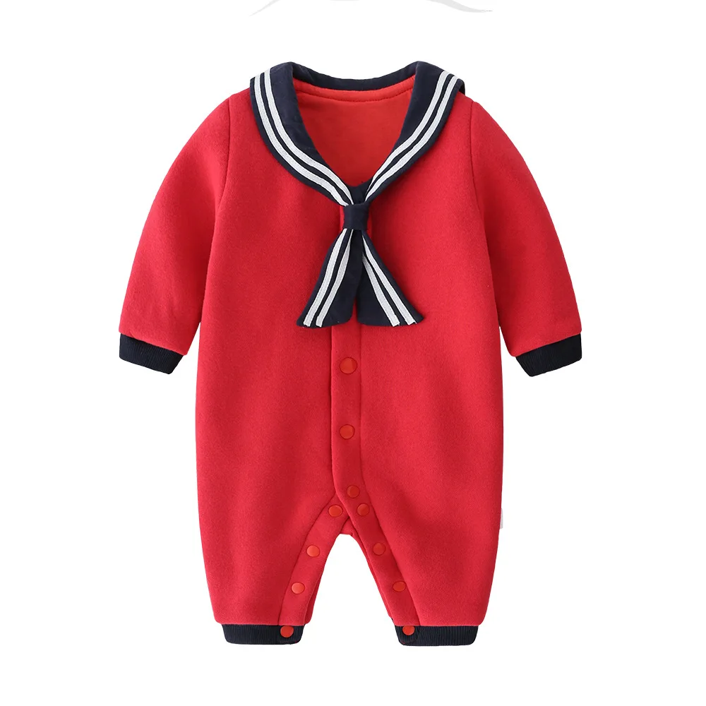 Baby Rompers Clothes Fashion Newborn Baby Boy Girl Sailor Long Sleeve Infant Kids Bebes Jumpsuits Outfits One Piece Children Top
