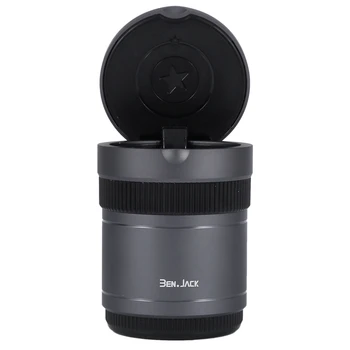 

Car Ashtray with LED Light Cigarette Ash Tray Container Smoke Ash Cylinder Smoke Cup Holder Storage Cup Auto Accessories