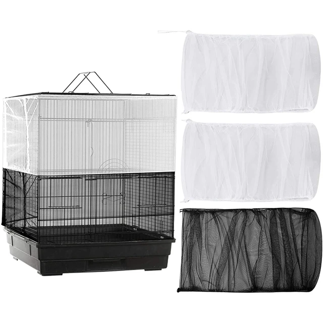 Large Bird Cage Cover Bird Cage Seed Catcher Bird Cage Liner Net Bird Cage  Skirt