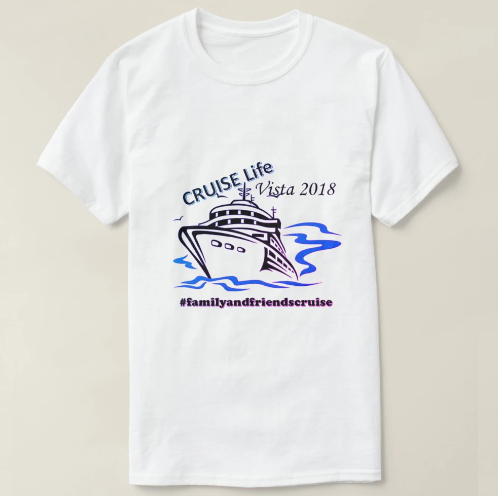 Camiseta de con estampado para hombre y mujer, camisa de manga corta para familia y amigos, de carnaval, Vista, crucero, 2020|Camisetas| - AliExpress