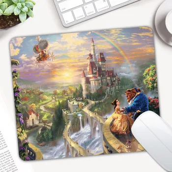 

Anime Beauty and the Beast Mouse Gaming Mouse Pad Gamer Computer Mousepad Game Keyboard Mice Mat