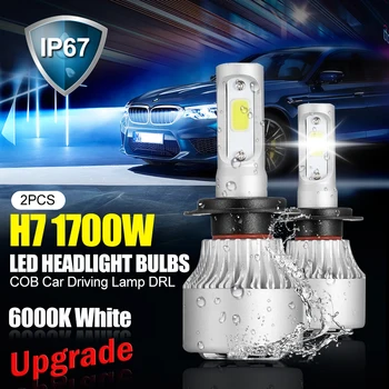 

Car Headlight H7 LED 50W 8000LM 6000K LED Bulb Fog Light Auto Headlamp Lamps Pure White 3 Sides Dropshiping