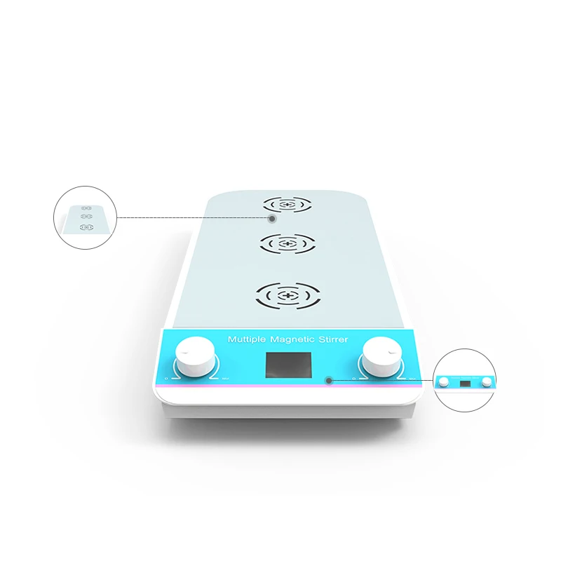 MSC5r-3r 45W Multi-Position Magnetic Stirrer 1500rpm 1L Electric Laboratory LCD Digital Display Mixer | Инструменты