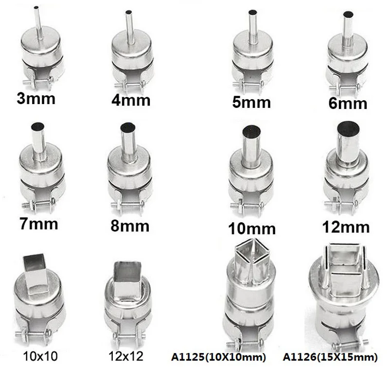 1 шт. 850 универсальная сопло паяльная станция горячего воздуха пистолет форсунки для 858D Сварочные насадки