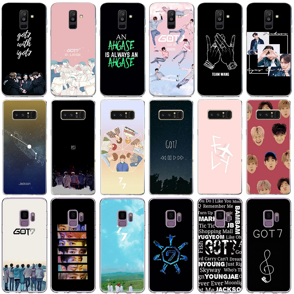 GOT7 Got7 Джексон Ван мягкий чехол для samsung Galaxy S10 S9 S8 Plus S7 Edge Note 10 9 8 |