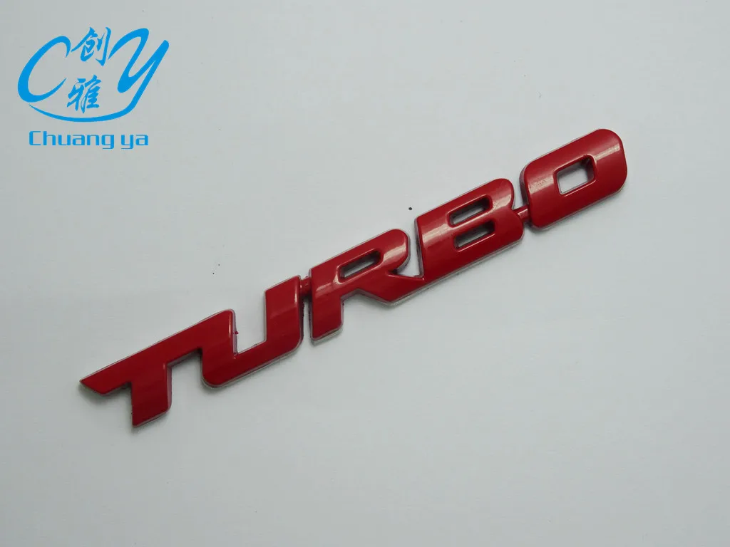 Декоративная надпись TURBO-зарядка для прикрепления этикеток TURBO Багажник автомобильный брелок с логотипом, 3D маркировки автомобиля Стикеры Спортивные Маркировки