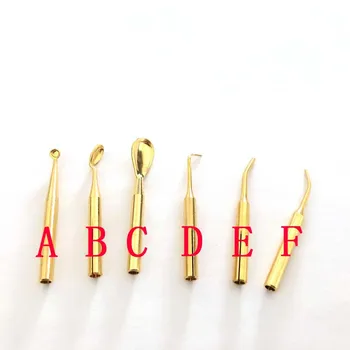 

6PCS/SET Dental LAB Electric Waxer Tips Set Copper blade work for Electric Waxer Carving Knife