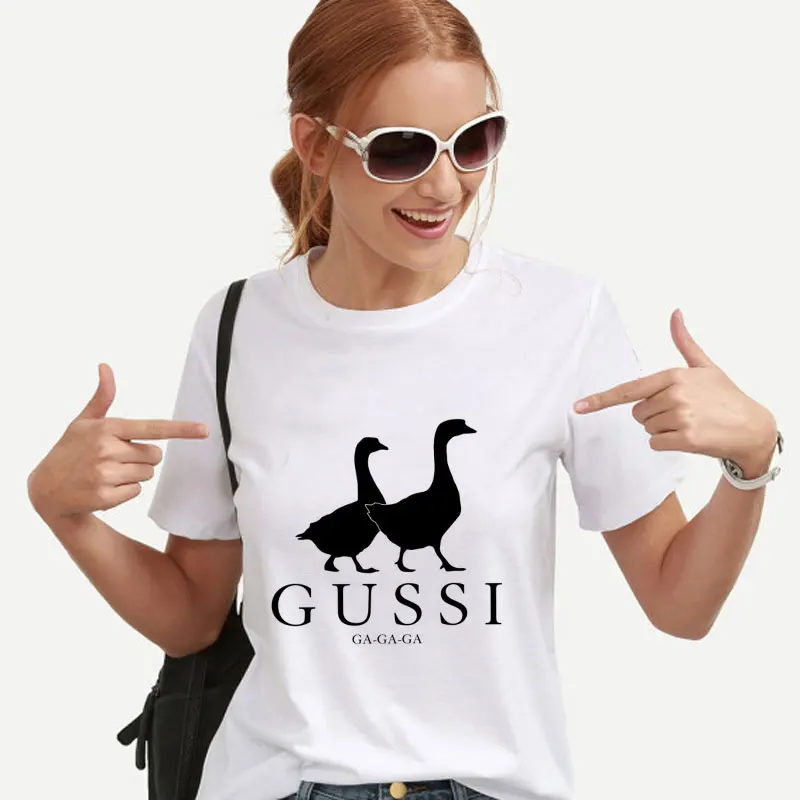 Женская одежда Two Goose Ga Gothic Vogue Футболка Harajuku Kawaii Эстетическая Футболка Camiseta Mujer riversale футболка