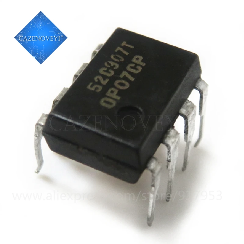 10 шт./лот OP07CP OP07 OP07C DIP 8 Операционные усилители Op Amps низкое офсетное напряжение