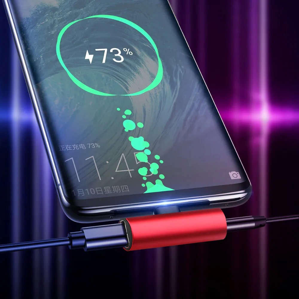 2 в 1 Тип C до 3,5 мм гарнитура разъем для наушников зарядный конвертер usb type-C аудио адаптер для htc Xiaomi 6 huawei P10 mate 20