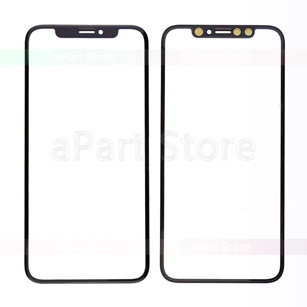 5 шт для iPhone X Xs Max передний Внешний LCD сенсорный Стекло Экран с ОСА оптический прозрачный клей оригинальные запасные части