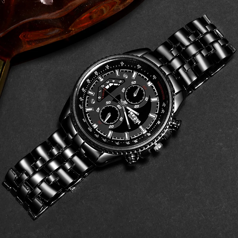 Relogio Masculino 2019 Top Brand Luxury Men's Watch Stainless Steel Clock Male Sports Watches Men Quartz Casual Wrist Watch