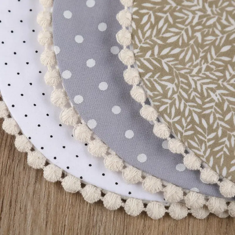 1Pcs Newborn Cotton Bibs Baby Girls Saliva Towel Toddler Feeding Burp Cloths Bandana Scarf Double-sided