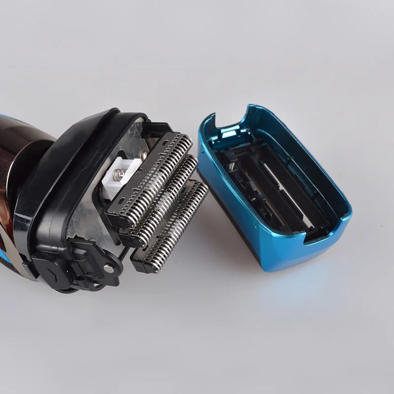 Возвратно-поступательная электробритва 3D плавающая четыре лезвия перезаряжаемая Мужская хлебная бритвенная машина Водонепроницаемая электрическая бритва 35D