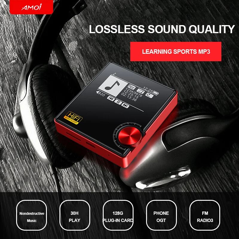 Мини MP3-плеер Bluetooth OTG 2.5D экран с ЧПУ металлический Автомобильный спортивный школьный fm-радио Портативный hifi музыкальный плеер без потерь